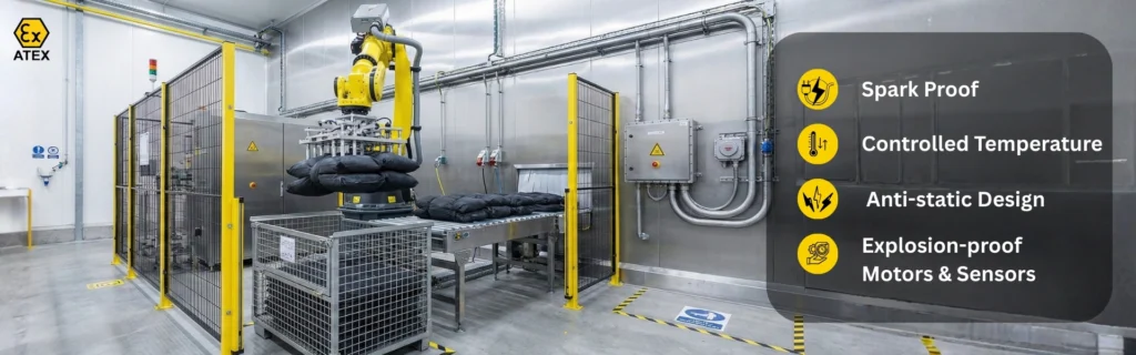 Innovative Robotic Palletizing Line for ATEX-Certified Environments