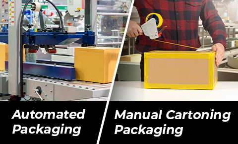 Automated Carton Packaging vs Manual Cartoning