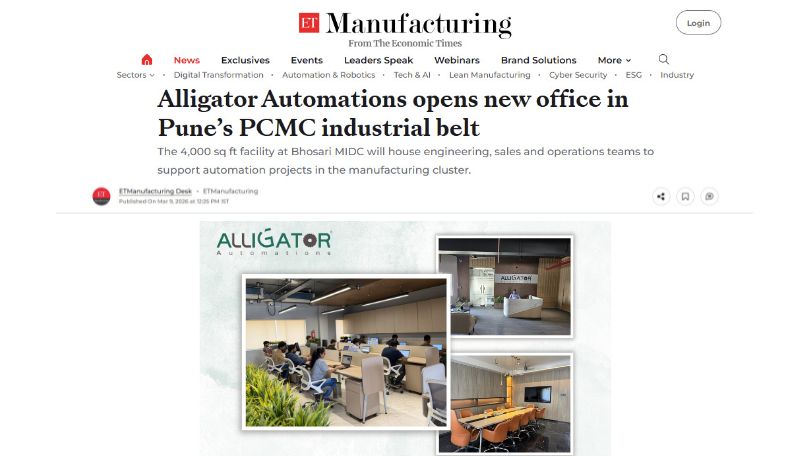 alligator automations new office in pune pcmc industrial area with team workspace and meeting rooms