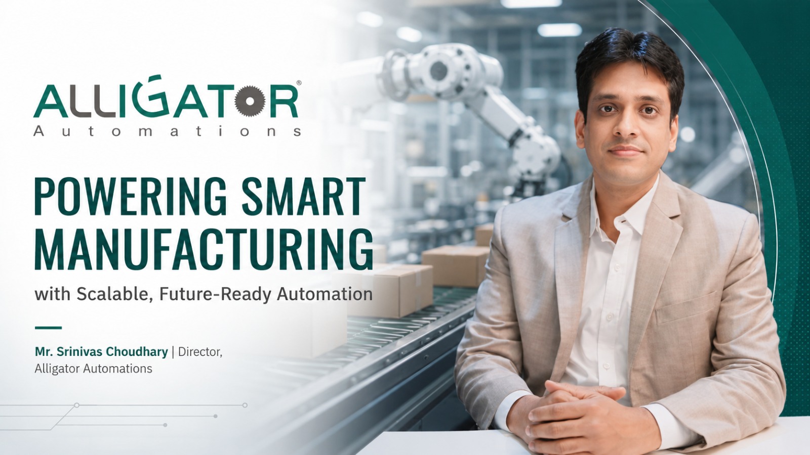 Alligator Automations’ Smart Manufacturing Approach Featured in Food & Beverages Processing