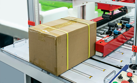case packing machines used in automated secondary packaging line for carton handling