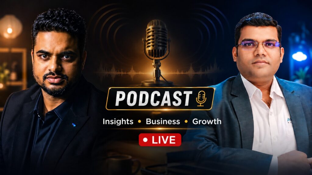 Krunal Kantale from Alligator Automations sharing the company's growth journey as a guest on the ELI Podcast live session
