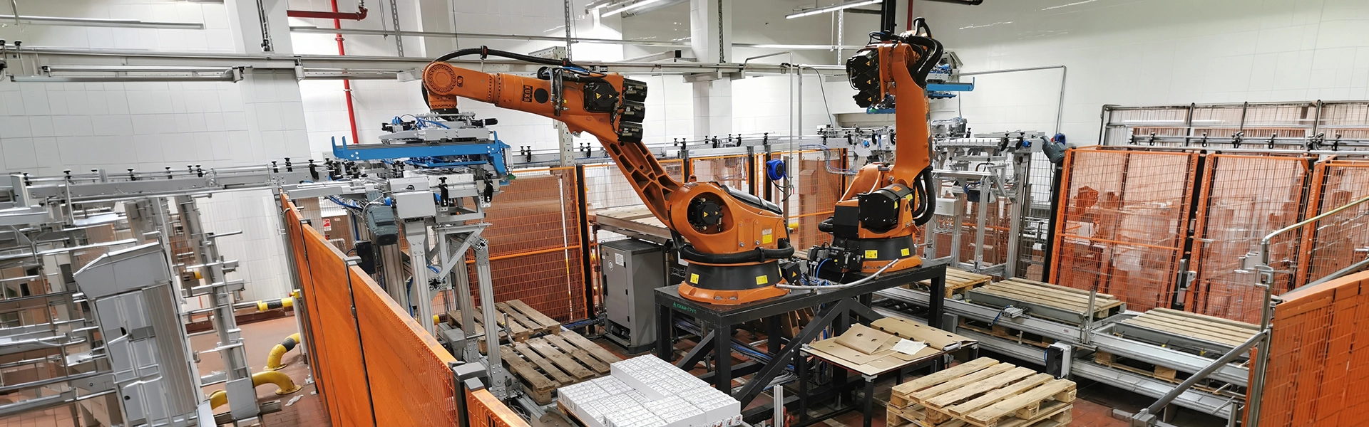 robotic palletizing systems in FMCG manufacturing automating product handling and pallet stacking