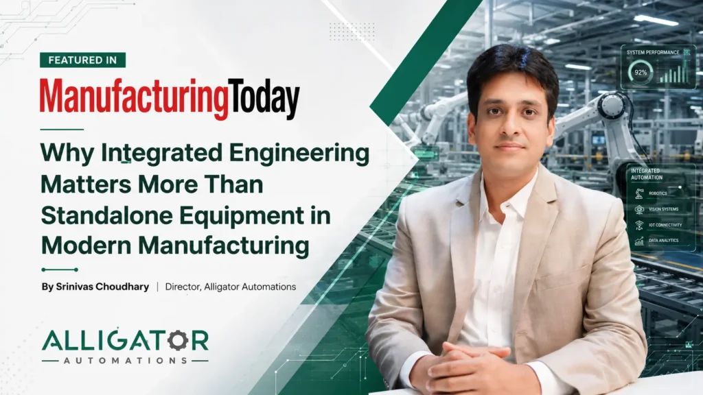Alligator Automations representative featured with integrated automation and robotic manufacturing systems