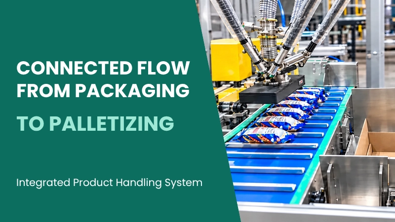 Intralogistics conveyor systems and packaging automation for a leading snack food manufacturer