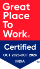 Alligator Automations Great Place to Work Certified 2025–2026 badge